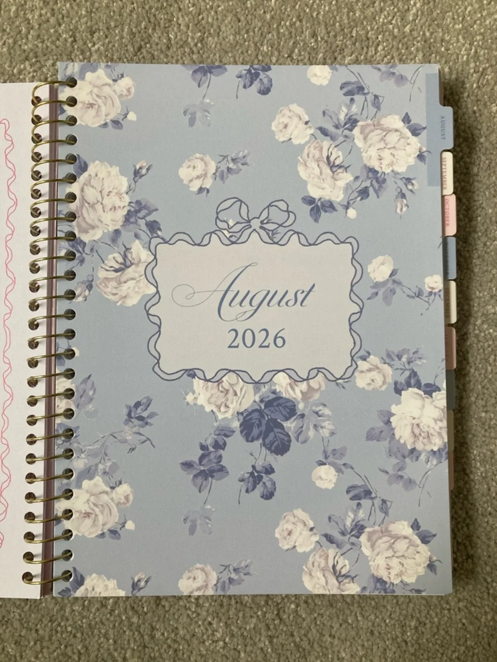IN-HAND | LoveShackFancy x Target Yoobi Coquette Bow Monthly Weekly Planner